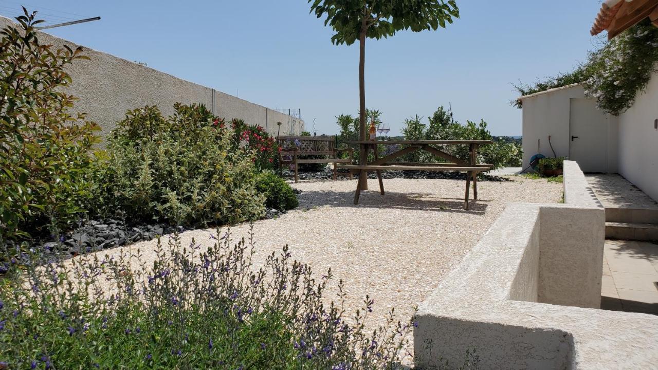 'Au Coeur Des Vignes' - Private Apartment & Garden Magalas Ngoại thất bức ảnh